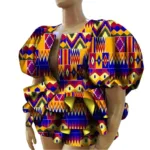 T-shirt africain féminin, design tendance et chic