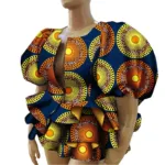Haut africain femme, look contemporain et élégant