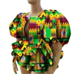 Haut coloré pour femmes, inspiration culturelle africaine