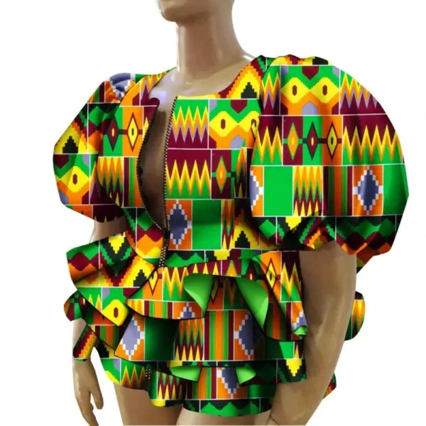 Haut coloré pour femmes, inspiration culturelle africaine
