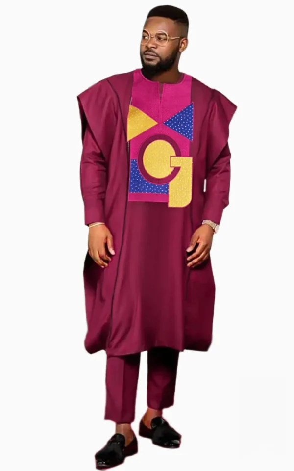 Haut Africain Homme élégant et coloré pour style unique