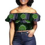 Haut en tissu Wax, style africain femme