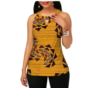 Haut en Pagne Africain Femme