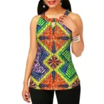 Haut stylé en Pagne Africain, pour un look authentique