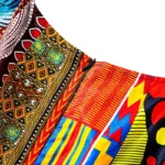 Haut coloré inspiré de l'art africain pour femme