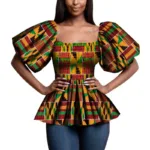 Vêtement féminin en textile africain design