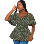 Haut Femme en tissu wax