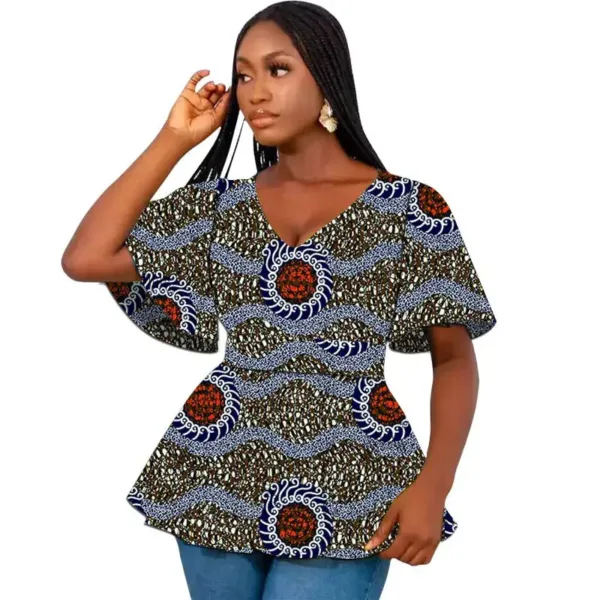Top Africain élégant pour femme