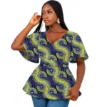Haut Femme à motifs culturels