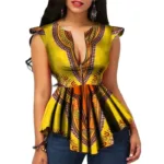 Vêtement féminin africain à motifs uniques
