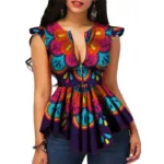 Haut culturel africain pour un look distinctif