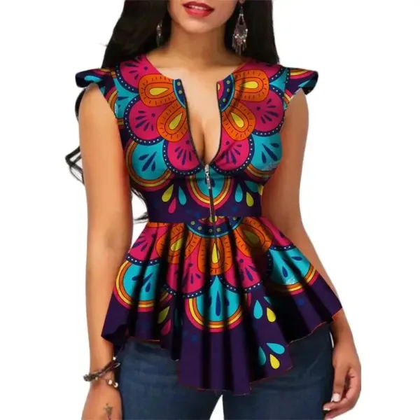 Haut culturel africain pour un look distinctif
