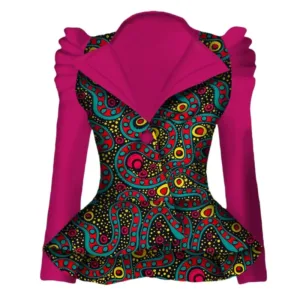 Haut Africain Femme élégant et coloré