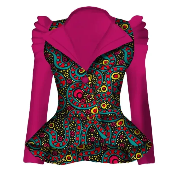 Haut Africain Femme élégant et coloré