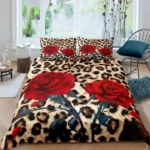 Duvet coloré avec designs africains