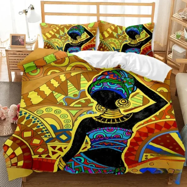 Couette décorative avec design africain