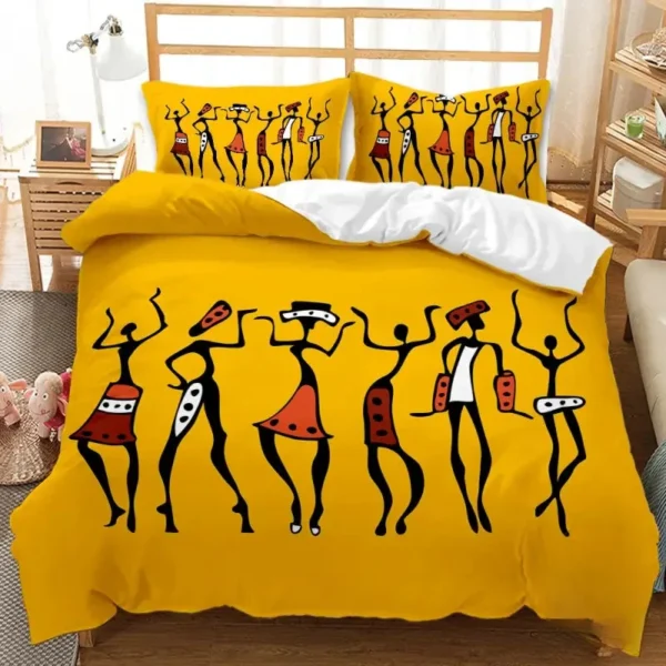 Housse de couette inspirée des cultures africaines