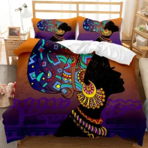 Housse de couette design inspiré par l'Afrique