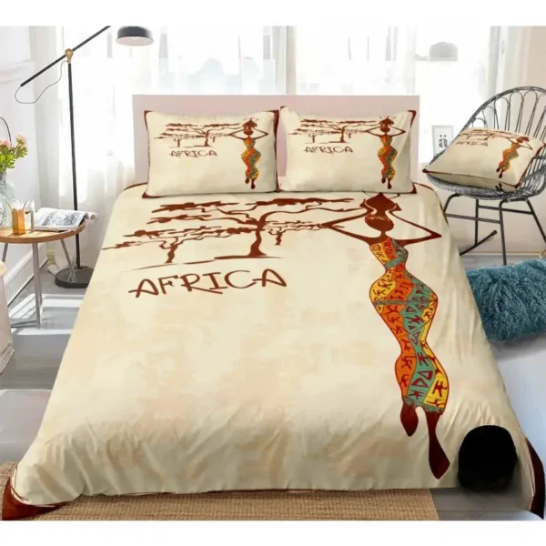 Housse de couette motifs traditionnels africains