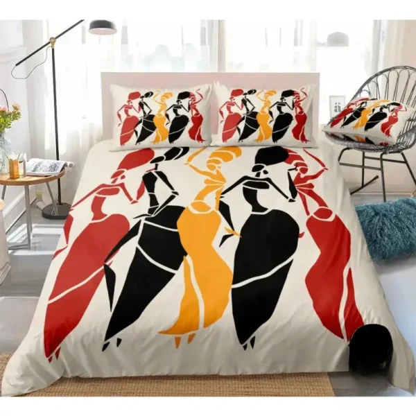 Housse de couette vibrante africaine