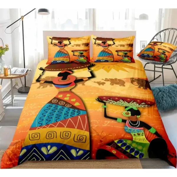 Housse de couette unique style africain