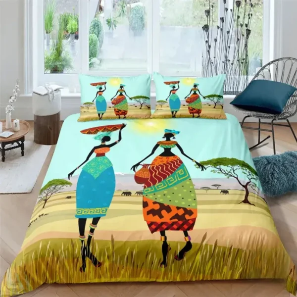 Housse de couette élégante africaine