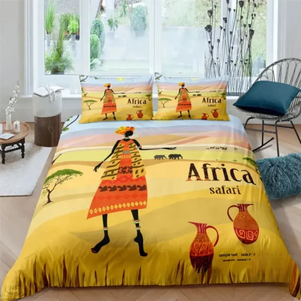Housse de couette chic africaine