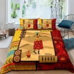 Housse de couette en coton africain