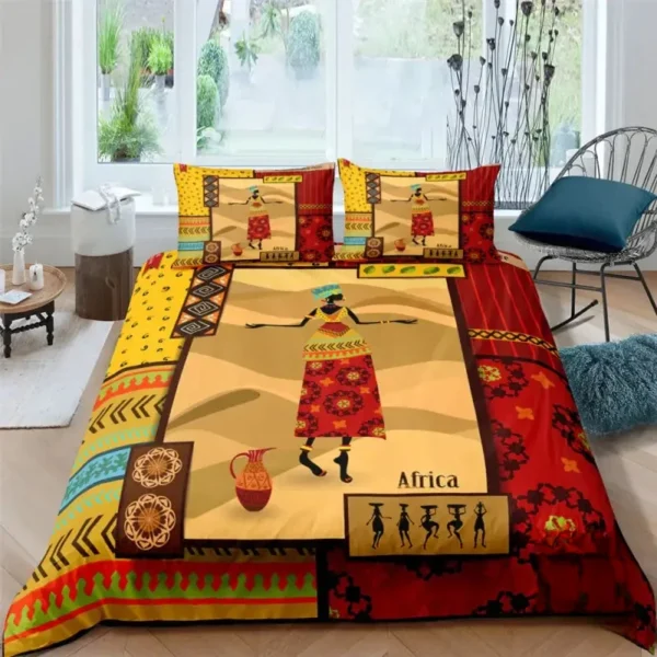 Housse de couette en coton africain