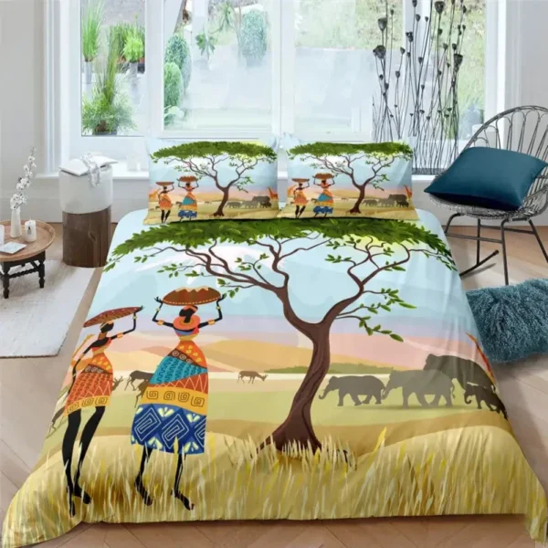 Housse de couette premium style africain