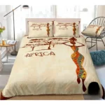 Housse de couette motif africain