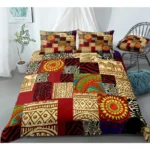 Housse de couette avec imprimé africain élégant