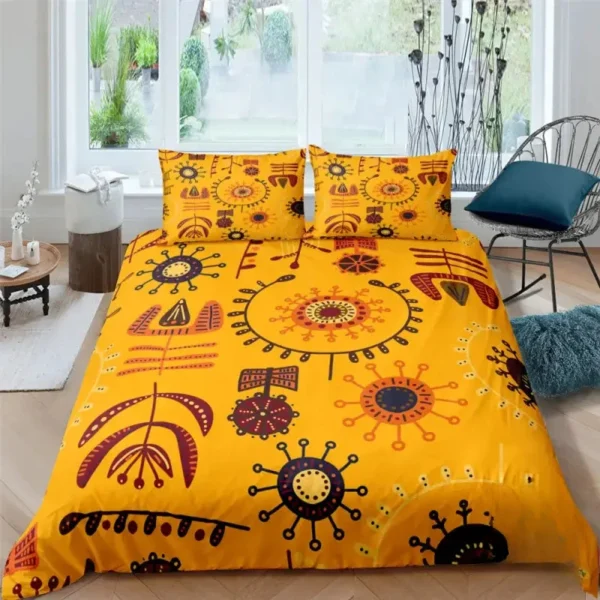 Housse de couette tissu africain coloré - vue 7
