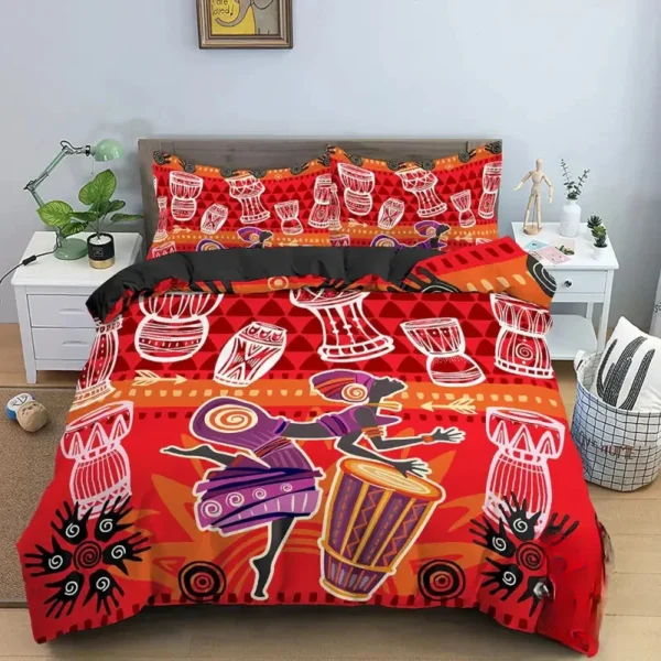 Housse de couette en coton africain