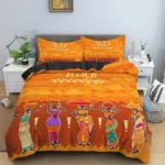Housse de couette artisanale d'inspiration africaine