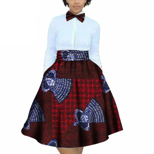 Jupe tendance avec nœud papillon