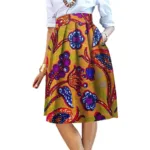 Jupe Africaine Chic en tissu coloré et élégant