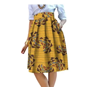 Jupe africaine colorée pour l'été