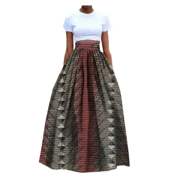 jupe-africaine-grande-taille-1 Jupe africaine grande taille aux motifs colorés et vibrants