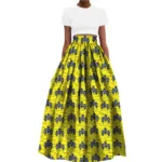 Jupe Africaine Jaune