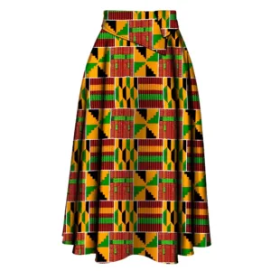 Jupe longue Kente