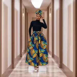 Jupe Africaine Maxi colorée