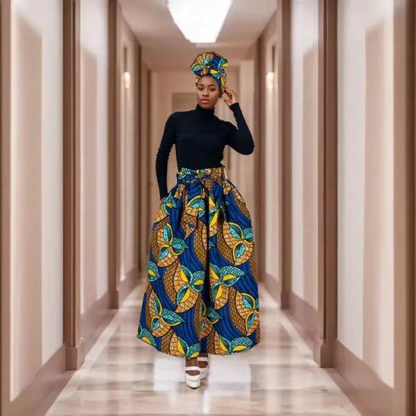 jupe-africaine-maxi-1 Jupe Africaine Maxi colorée