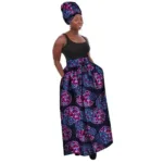 Jupe africaine sobre au design élégant et intemporel