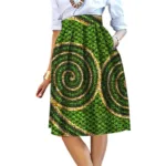 Jupe Africaine en tissu traditionnel aux motifs colorés