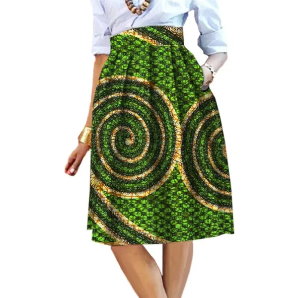 jupe-africaine-tissu-traditionnel-1 Jupe Africaine en tissu traditionnel aux motifs colorés