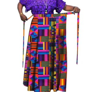 Jupe en Pagne Africain coloré et stylisé