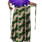 Jupe Africaine élégante en tissu authentique