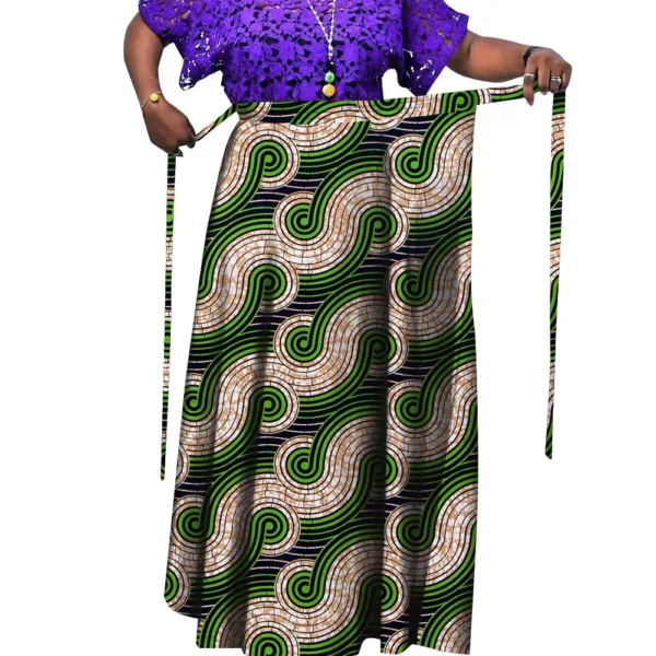 Jupe Africaine élégante en tissu authentique