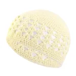 Kufi tricoté beige